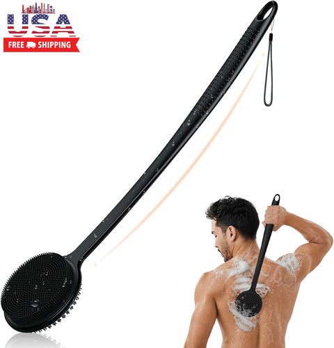Silicone back scrubber for - scrubber,